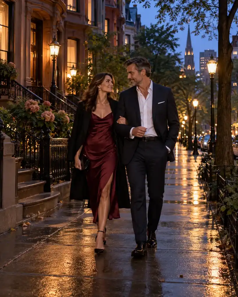 An evening walk through Back Bay